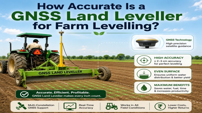 How Accurate Is a GNSS Land Leveller for Farm Levelling?